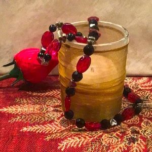 Necklace & Stretch Bracelet Set🌹